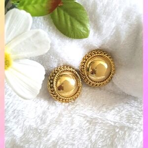Y2K-90's❤High Quality Vintage Gold Clip on Earrings